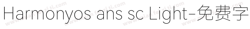 Harmonyos ans sc Light字体转换